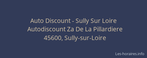 Auto Discount - Sully Sur Loire