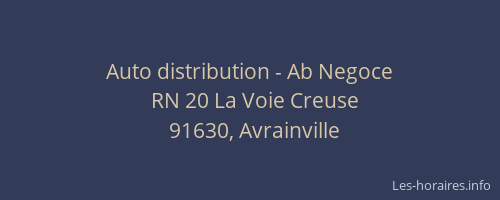 Auto distribution - Ab Negoce