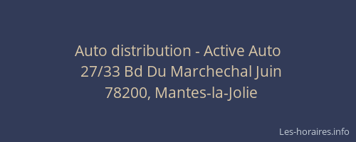 Auto distribution - Active Auto