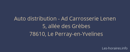 Auto distribution - Ad Carrosserie Lenen