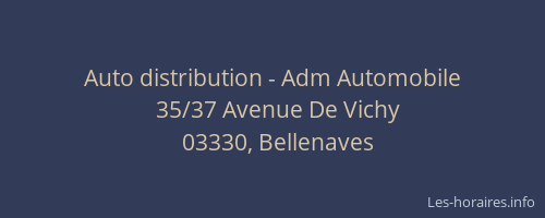 Auto distribution - Adm Automobile