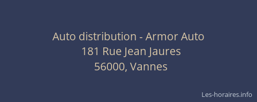 Auto distribution - Armor Auto