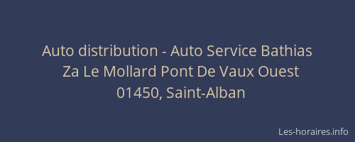 Auto distribution - Auto Service Bathias