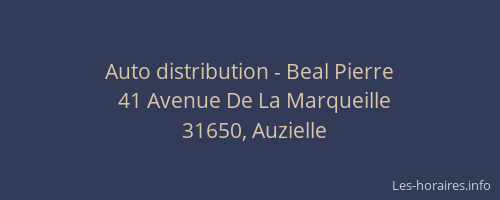 Auto distribution - Beal Pierre