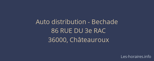 Auto distribution - Bechade