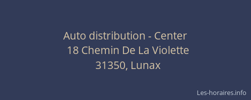 Auto distribution - Center