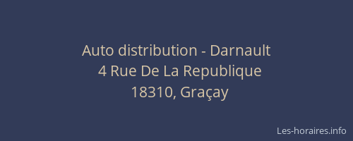 Auto distribution - Darnault