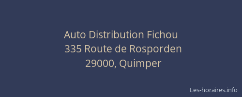 Auto Distribution Fichou