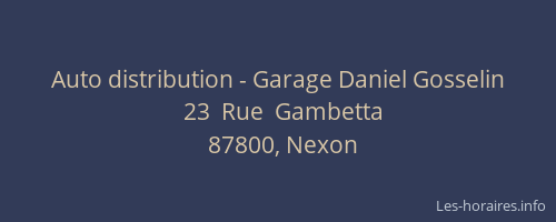 Auto distribution - Garage Daniel Gosselin