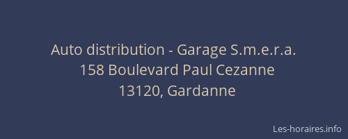 Auto distribution - Garage S.m.e.r.a.