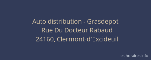 Auto distribution - Grasdepot