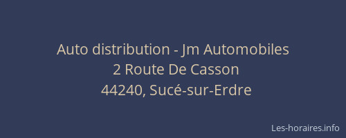 Auto distribution - Jm Automobiles