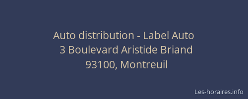 Auto distribution - Label Auto