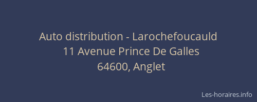 Auto distribution - Larochefoucauld