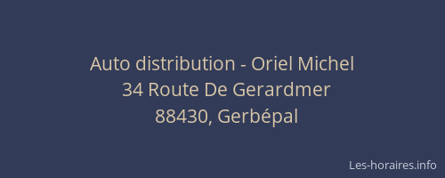Auto distribution - Oriel Michel