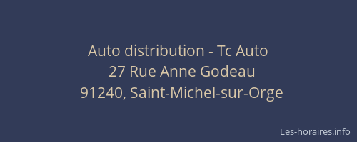 Auto distribution - Tc Auto