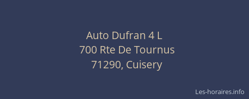 Auto Dufran 4 L