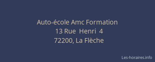 Auto-&eacute;cole Amc Formation