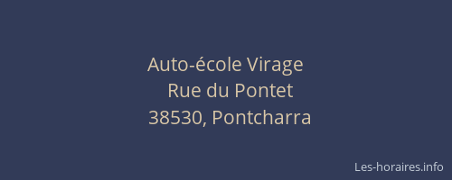 Auto-&eacute;cole Virage