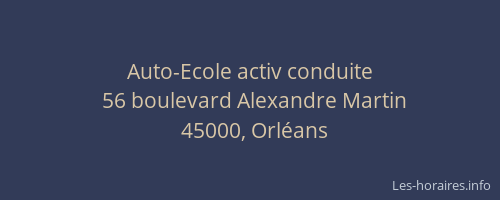 Auto-Ecole activ conduite
