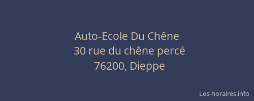 Auto-Ecole Du Chêne