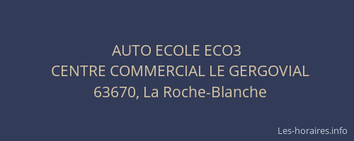 AUTO ECOLE ECO3