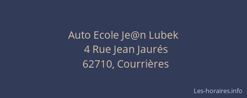 Auto Ecole Je@n Lubek