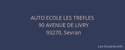 AUTO ECOLE LES TREFLES