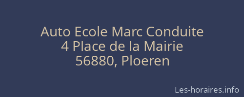 Auto Ecole Marc Conduite