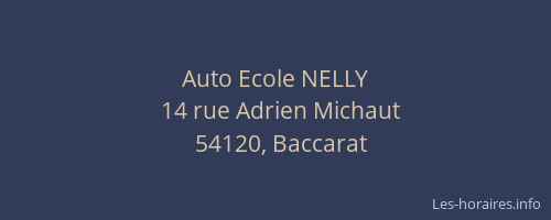 Auto Ecole NELLY