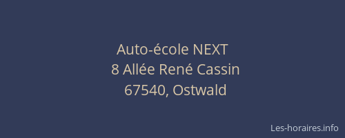 Auto-école NEXT