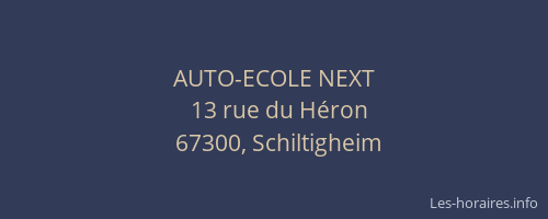 AUTO-ECOLE NEXT