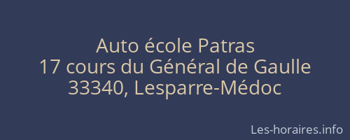 Auto école Patras