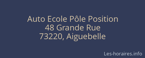 Auto Ecole Pôle Position