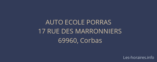 AUTO ECOLE PORRAS