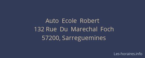 Auto  Ecole  Robert