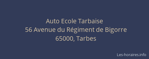 Auto Ecole Tarbaise