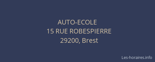 AUTO-ECOLE
