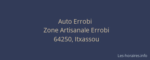 Auto Errobi