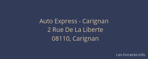 Auto Express - Carignan