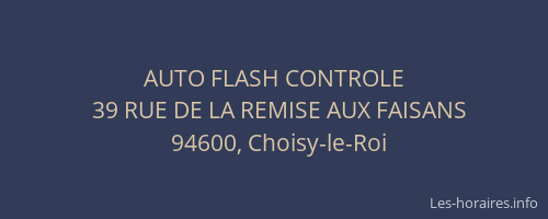 AUTO FLASH CONTROLE
