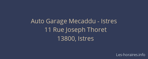 Auto Garage Mecaddu - Istres