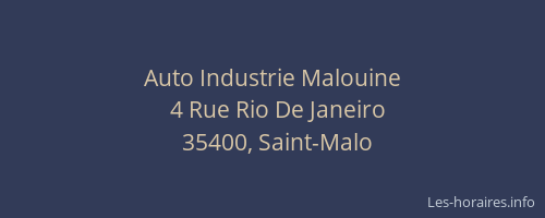 Auto Industrie Malouine