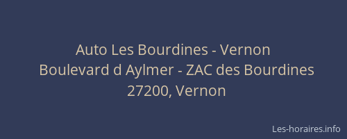 Auto Les Bourdines - Vernon