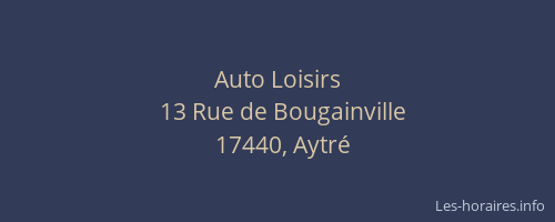 Auto Loisirs