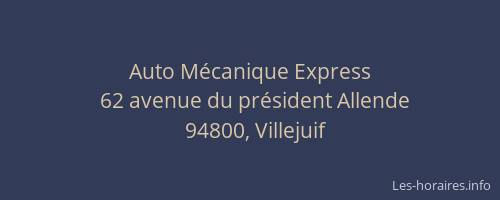 Auto M&eacute;canique Express