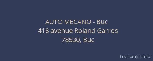 AUTO MECANO - Buc