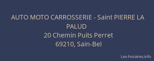 AUTO MOTO CARROSSERIE - Saint PIERRE LA PALUD