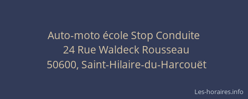 Auto-moto école Stop Conduite