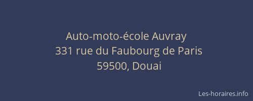 Auto-moto-école Auvray
